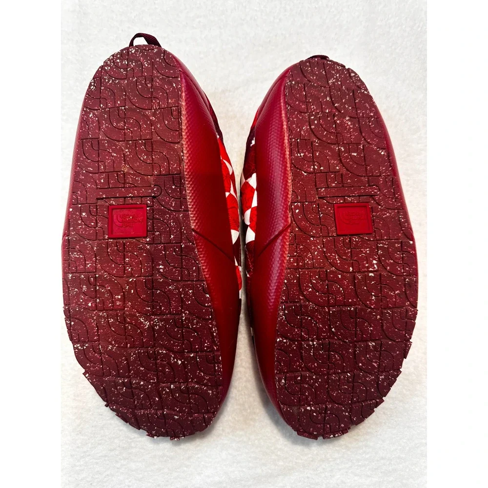 The North Face Thermoball Traction Mule V Red White Mens 11 NF0A3UZN Slippers